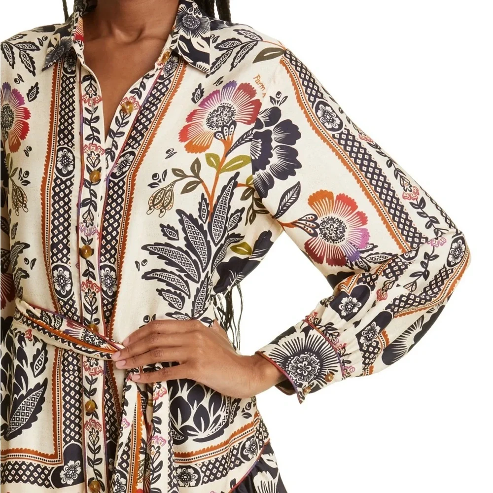 ❌ SOLD ❌ FARM RIO Romantic Garden Mini Dress - Picture 2 of 12